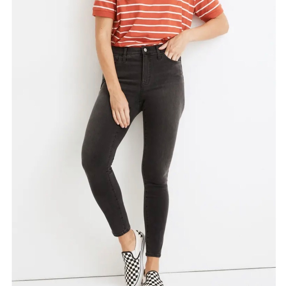 Madewell 26 Skinny Skinny Jeans Dark Grey Gray